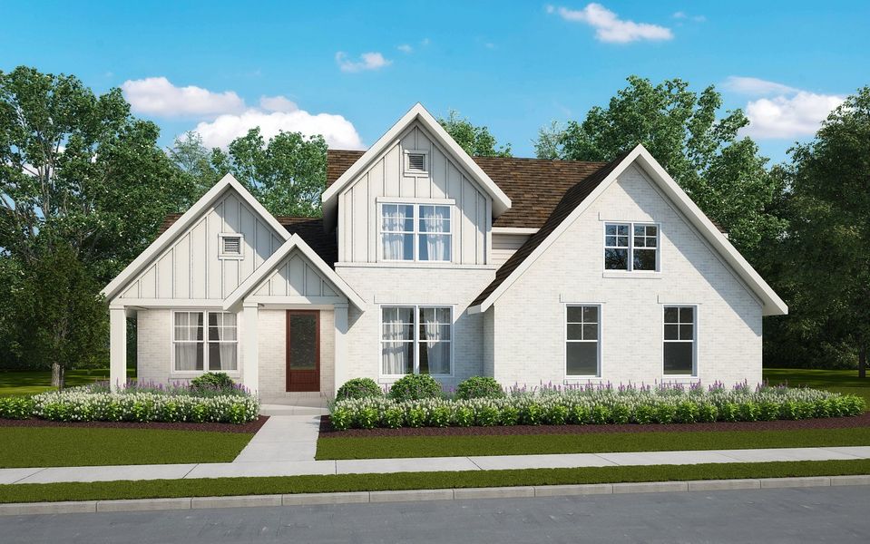 Front exterior of a home in the Twin Oaks community, located in Oakland, TN (Image 5). Front exterior of a home in the Twin Oaks community, located in Oakland, TN (Image 5).