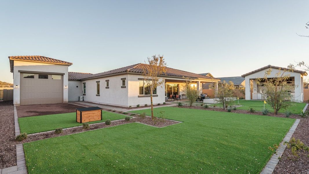 Exterior details of a home in The Foothills at Arroyo Norte, New River (Image 14). Exterior details of a home in The Foothills at Arroyo Norte, New River (Image 14).
