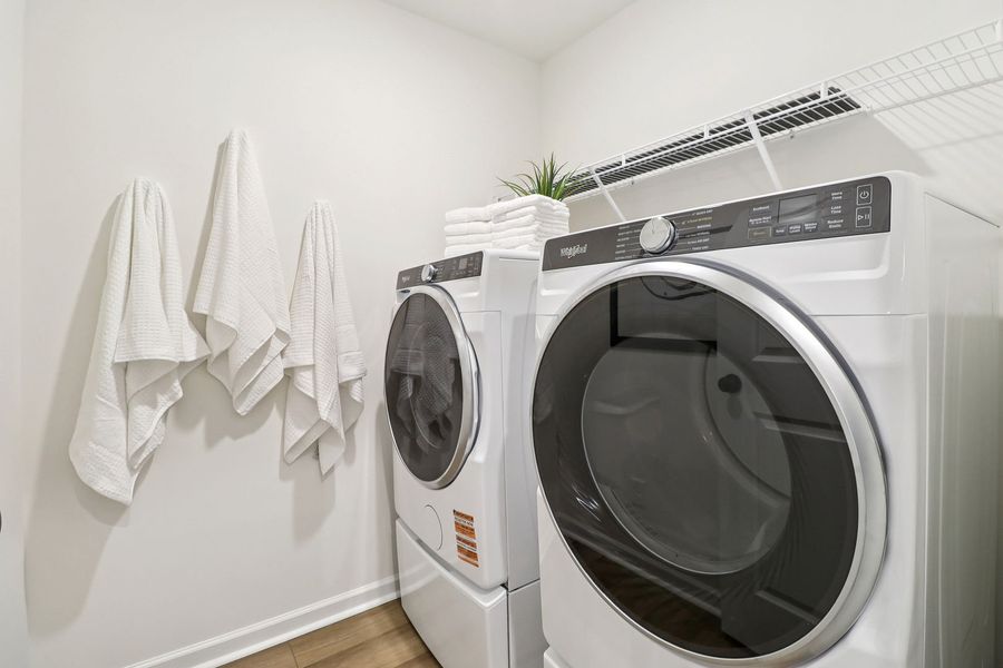 Everyday tasks feel easier with a dedicated laundry area