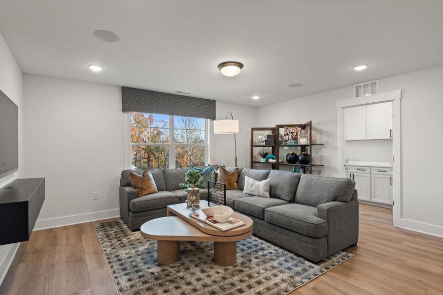 Furnished interior in a model home at Fiddler's Ridge in Advance (Image 23).