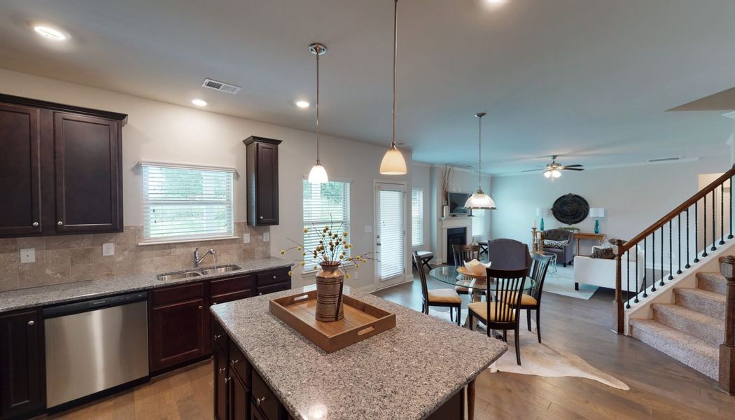 Furnished interior in a model home at Oak Mountain View in Carrollton (Image 20). Furnished interior in a model home at Oak Mountain View in Carrollton (Image 20).