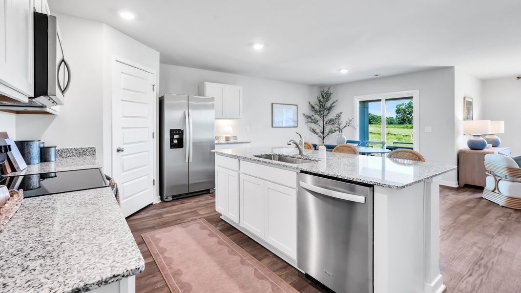 Furnished interior in a model home at Driftwood in Richlands (Image 14).