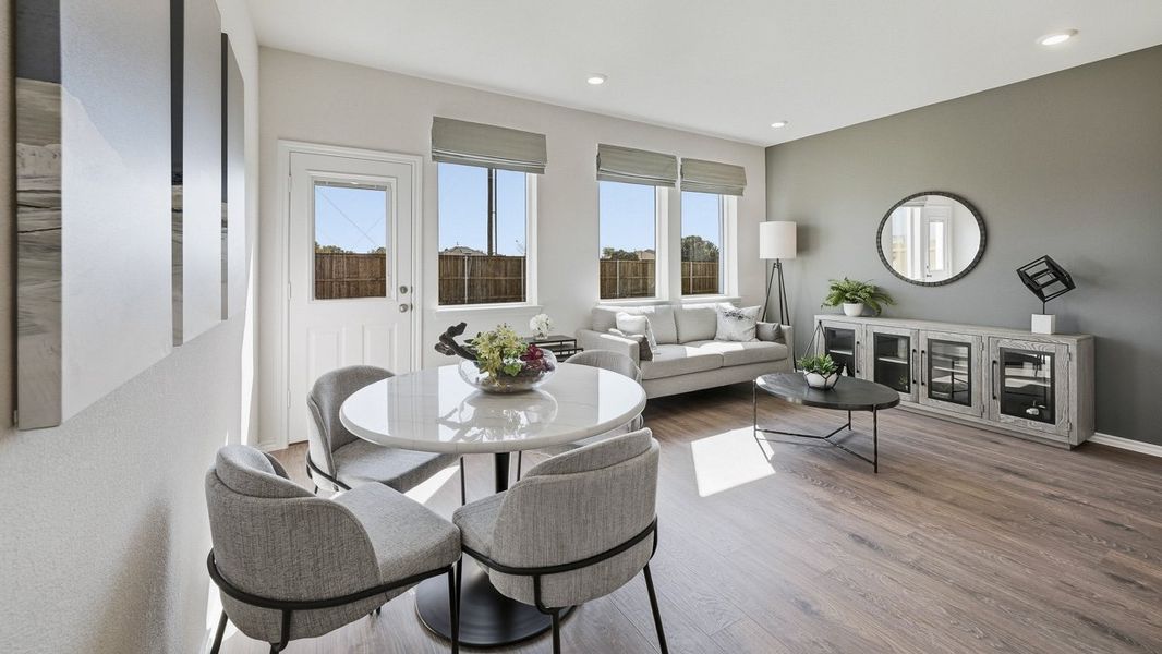 Furnished interior in a model home at Arbor Trails South in Princeton (Image 48).
