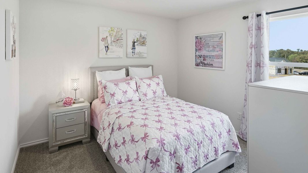 Furnished interior in a model home at Blaire Lake in Tyler (Image 31).