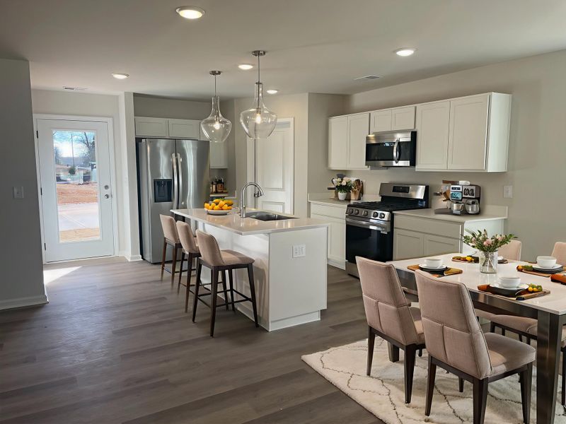 Furnished interior in a model home at Pinehaven in Laurens (Image 7).