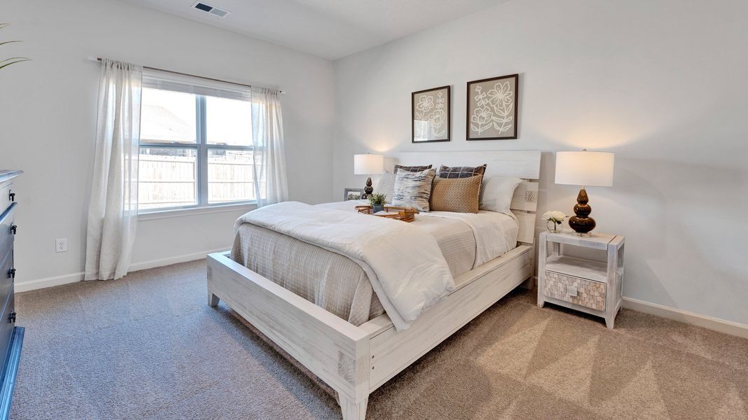 Furnished interior in a model home at Village Park in Oakland (Image 20).