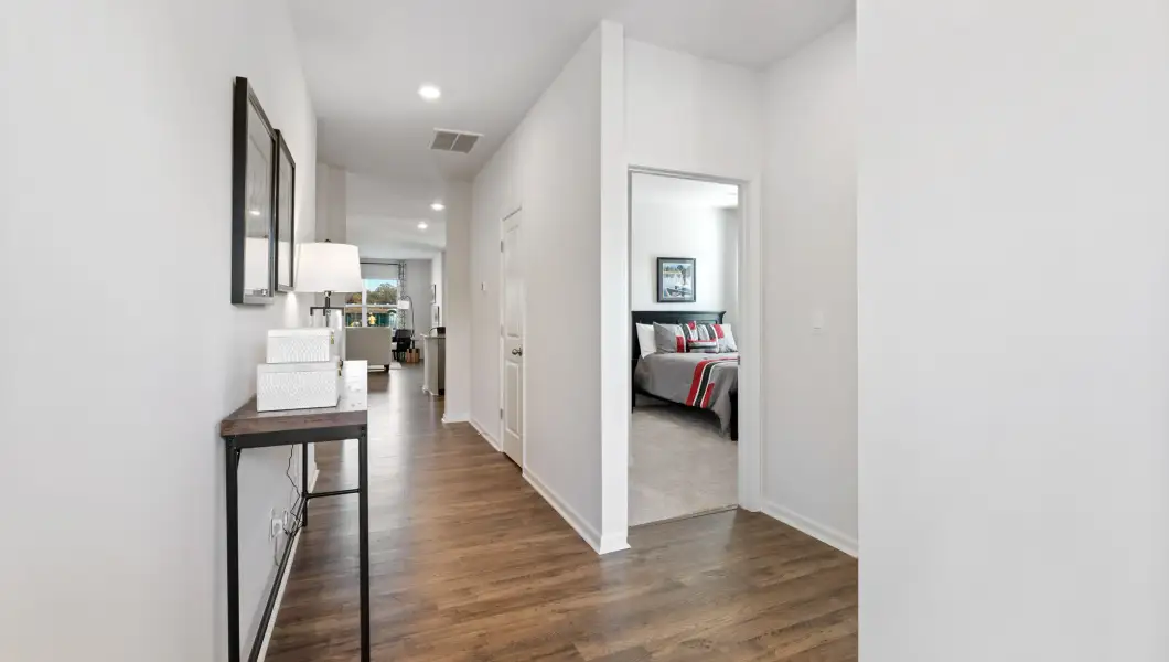 Furnished interior in a model home at Lyman Oaks in Lyman (Image 3).