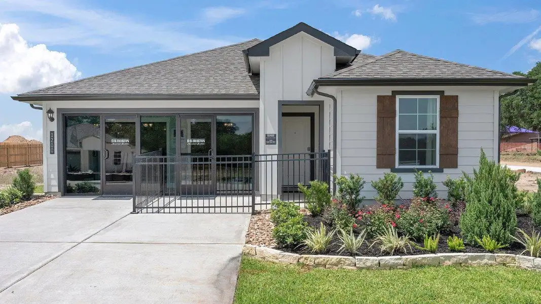 Front exterior of a home in the Wilkins Valley community, located in Brenham, TX (Image 2).