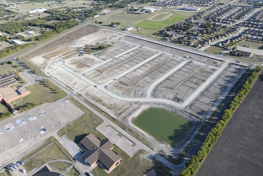 Site preparation and early development at River Ranch in Van Alstyne, TX (Image 27).
