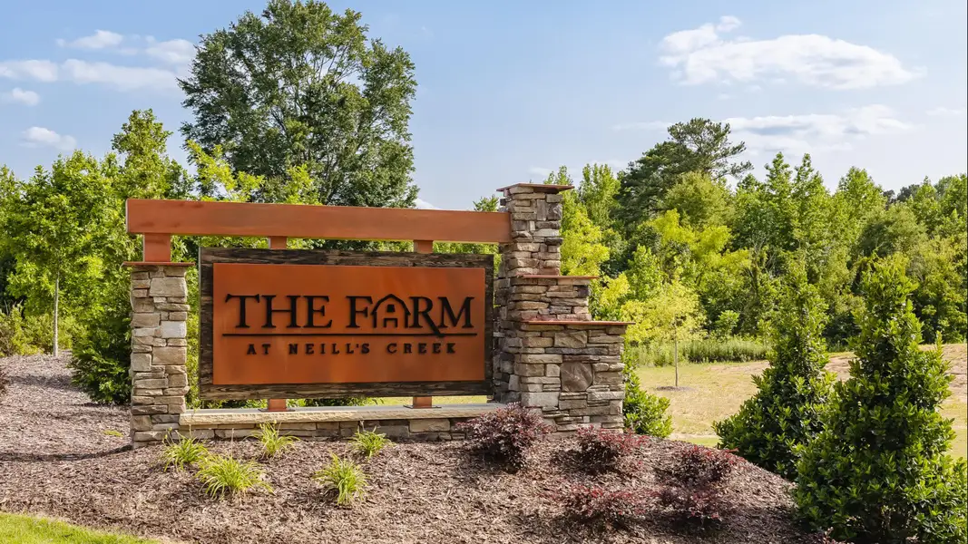 Front exterior of a home in the The Farm at Neill's Creek community, located in Lillington, NC (Image 2).