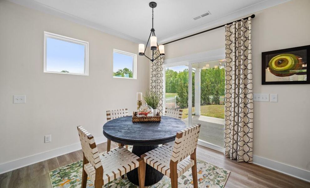 Furnished interior in a model home at The Greens at Springlake in York (Image 13).
