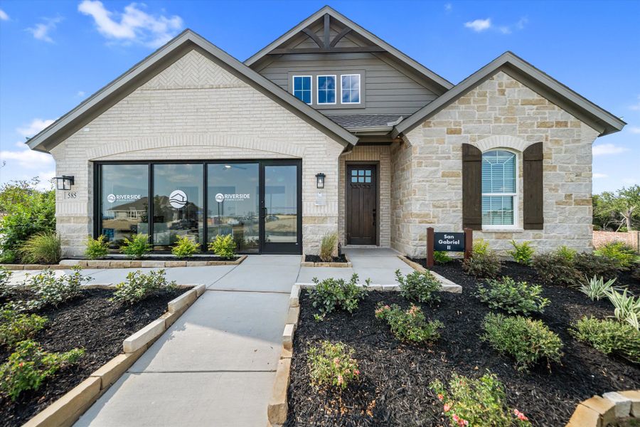 Front exterior of a home in the Waterford Park community, located in Weatherford, TX (Image 9).