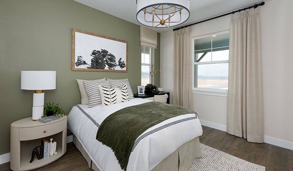 Furnished interior in a model home at Skyline at Parkvale in Littleton (Image 27). Furnished interior in a model home at Skyline at Parkvale in Littleton (Image 27).
