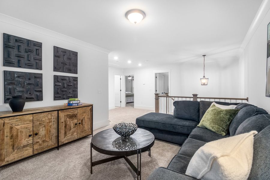 Furnished interior in a model home at Weslyn Park in Social Circle (Image 7).