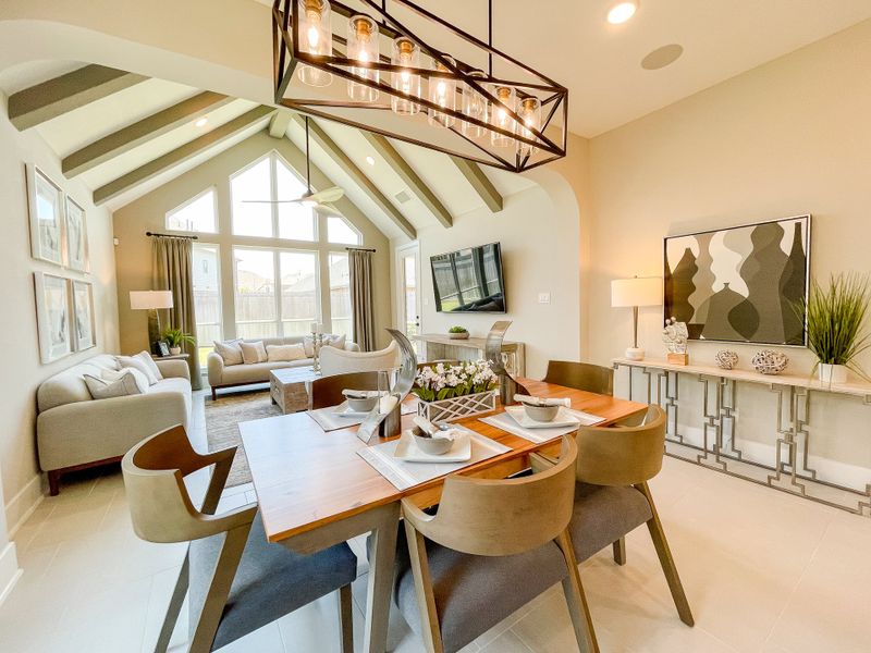 Furnished interior in a model home at Candela – 40' in Richmond (Image 5).