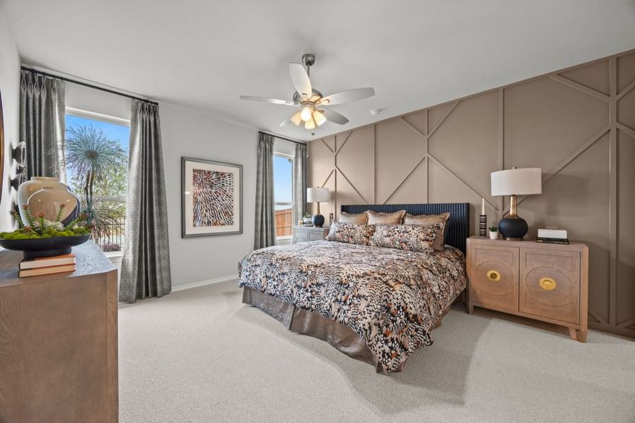 Furnished interior in a model home at Northspur in Terrell (Image 23). Furnished interior in a model home at Northspur in Terrell (Image 23).