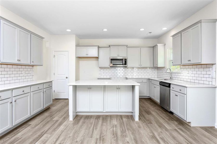Furnished interior in a model home at Avondale in Greensboro (Image 6).