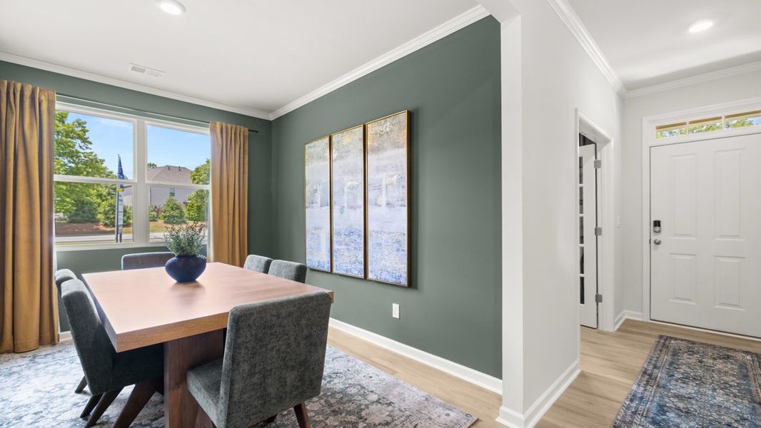 Furnished interior in a model home at Northwoods at Mirror Lake in Villa Rica (Image 10).