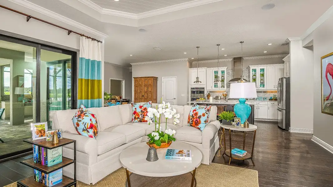 Furnished interior in a model home at Canoe Creek in Parrish (Image 5). Furnished interior in a model home at Canoe Creek in Parrish (Image 5).