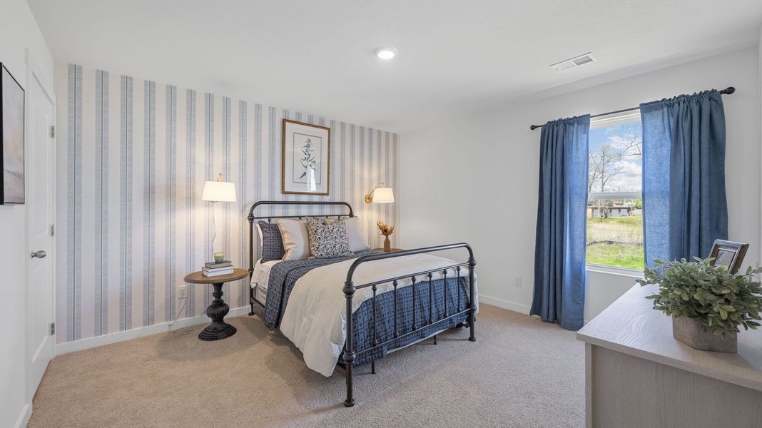 Furnished interior in a model home at Fox Hollow in Dalton (Image 10). Furnished interior in a model home at Fox Hollow in Dalton (Image 10).