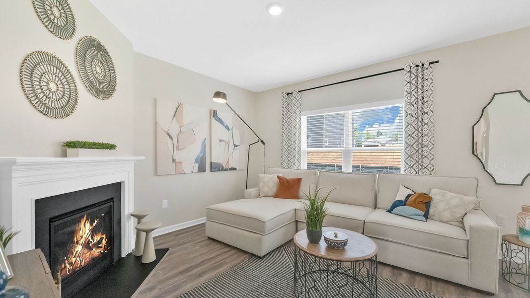 Furnished interior in a model home at Archer's Pointe in Johnson City (Image 22).