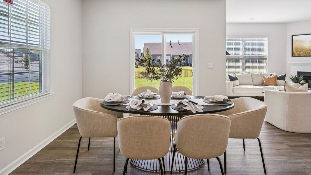 Furnished interior in a model home at Valley View in Waynesville (Image 4).