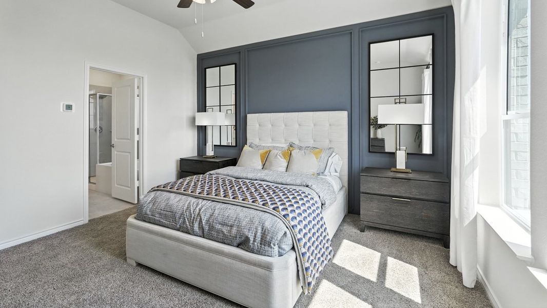 Furnished interior in a model home at Morning Ridge in Princeton (Image 25).