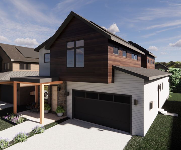 Front exterior of a home in the Violla community, located in Boulder, CO (Image 11).