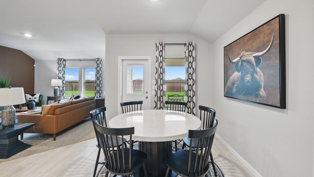Furnished interior in a model home at Longhorn Estates in Fort Worth (Image 6).