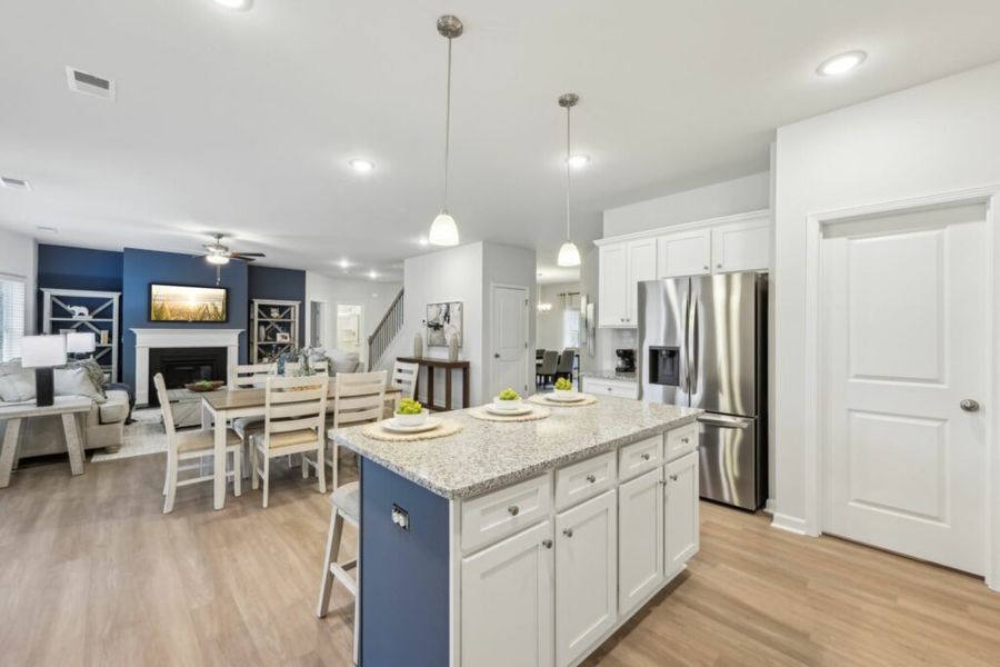Furnished interior in a model home at Stephens Landing in Loganville (Image 33). Furnished interior in a model home at Stephens Landing in Loganville (Image 33).