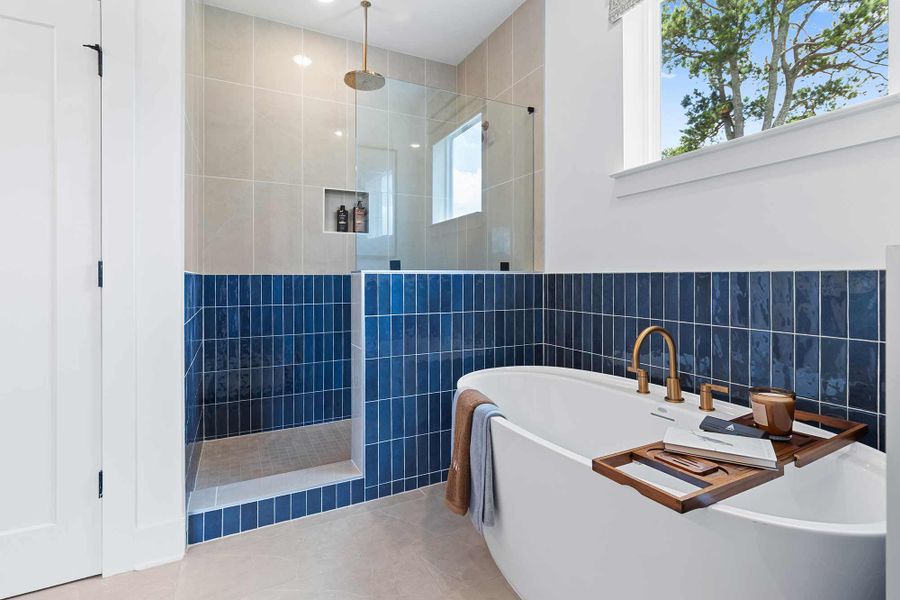 Furnished interior in a model home at Celesta in Decatur (Image 17).