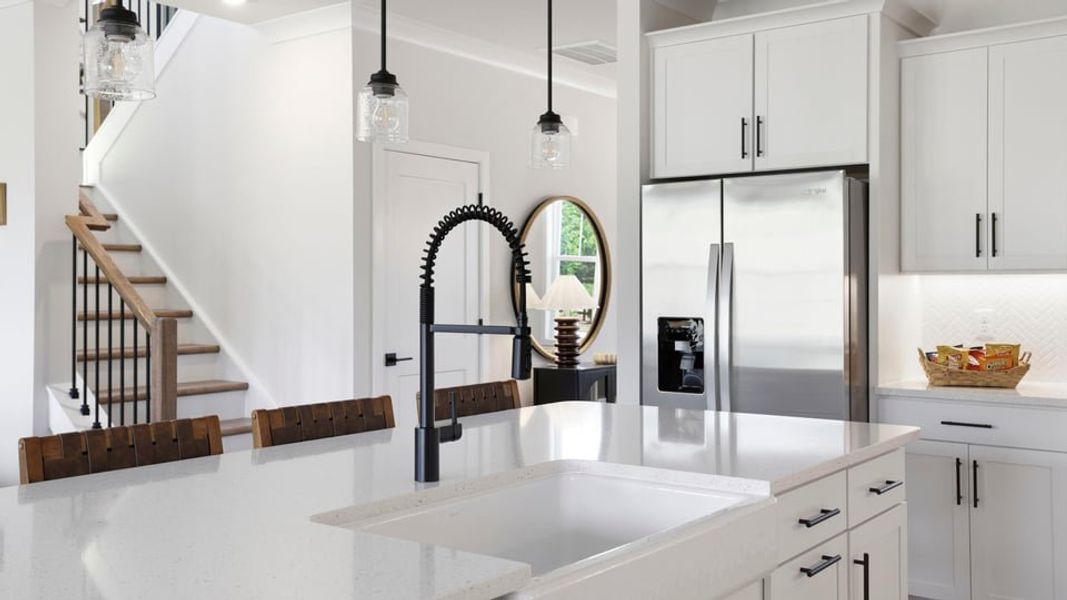 Furnished interior in a model home at Sycamore Cove in Woodruff (Image 13).