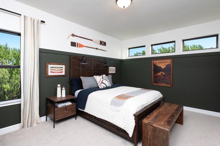 Furnished interior in a model home at Bergamo in Katy (Image 6).