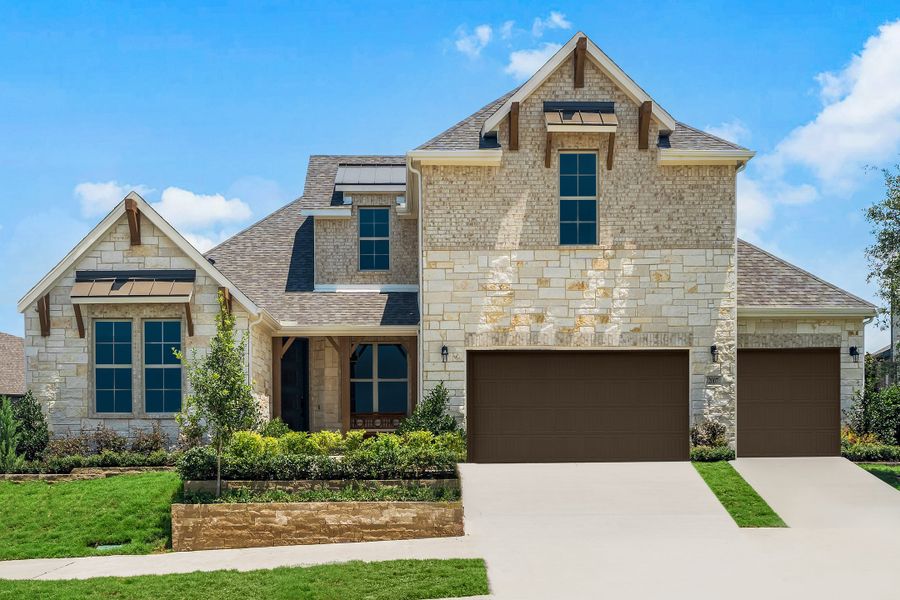 Front exterior of a home in the Heath Golf and Yacht Club community, located in Heath, TX (Image 3).