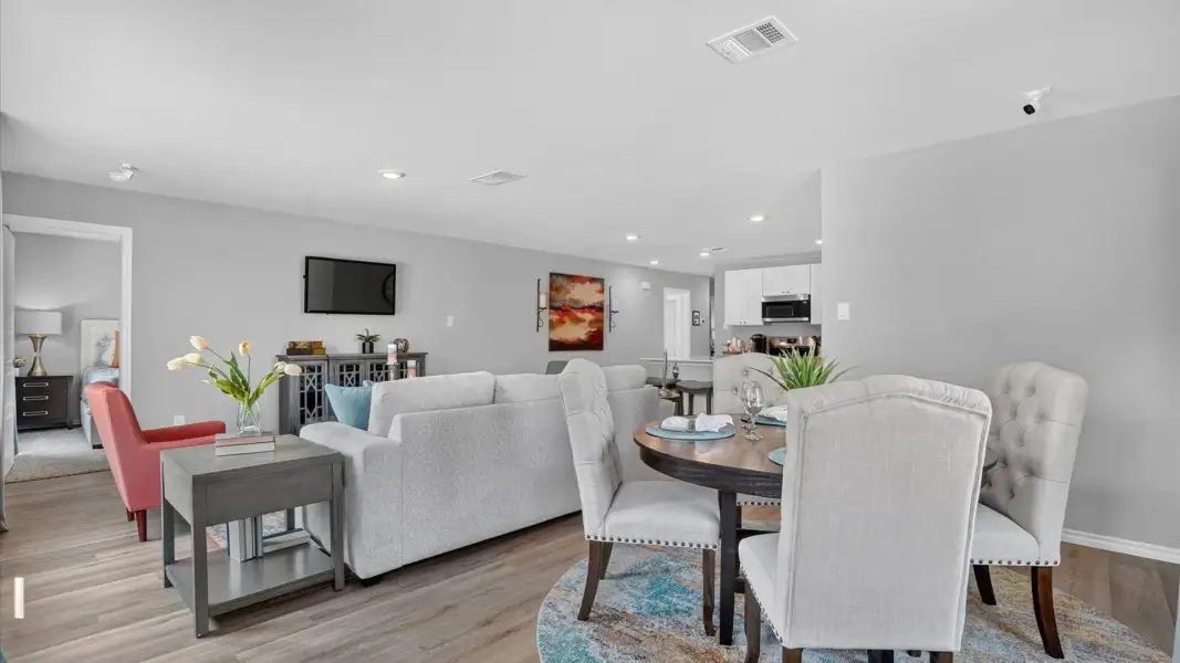 Furnished interior in a model home at Blackbird Estates in Mineral Wells (Image 11).