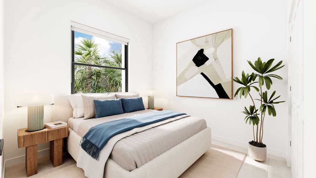 Furnished interior in a model home at Limonar Estates in Homestead (Image 9). Furnished interior in a model home at Limonar Estates in Homestead (Image 9).