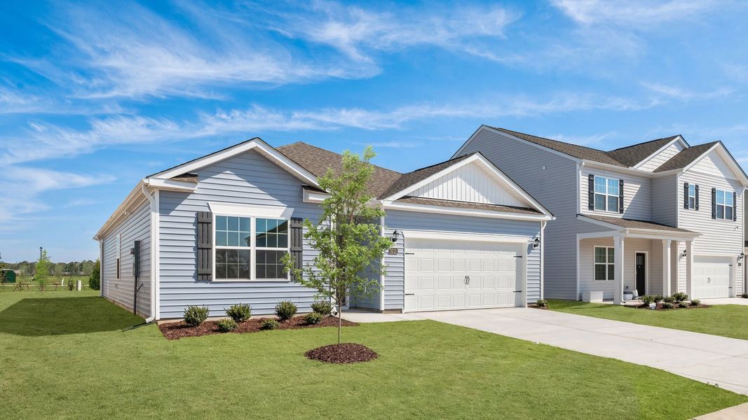 Front exterior of a home in the Ridgewood Farms community, located in Winterville, NC (Image 3).