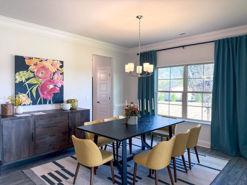Furnished interior in a model home at Council Creek in Graham (Image 5). Furnished interior in a model home at Council Creek in Graham (Image 5).