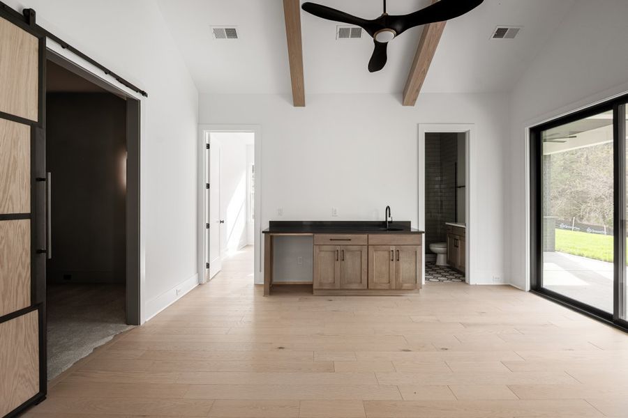 Furnished interior in a model home at Arcadia in Brentwood (Image 8).