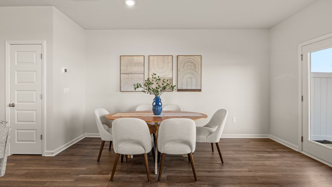 Furnished interior in a model home at Weatherstone in Grovetown (Image 17).