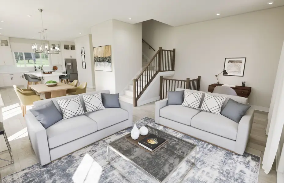 Open Concept Living Space Open Concept Living Space