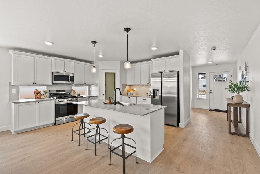 Furnished interior in a model home at Willowbrook in Madras (Image 12).