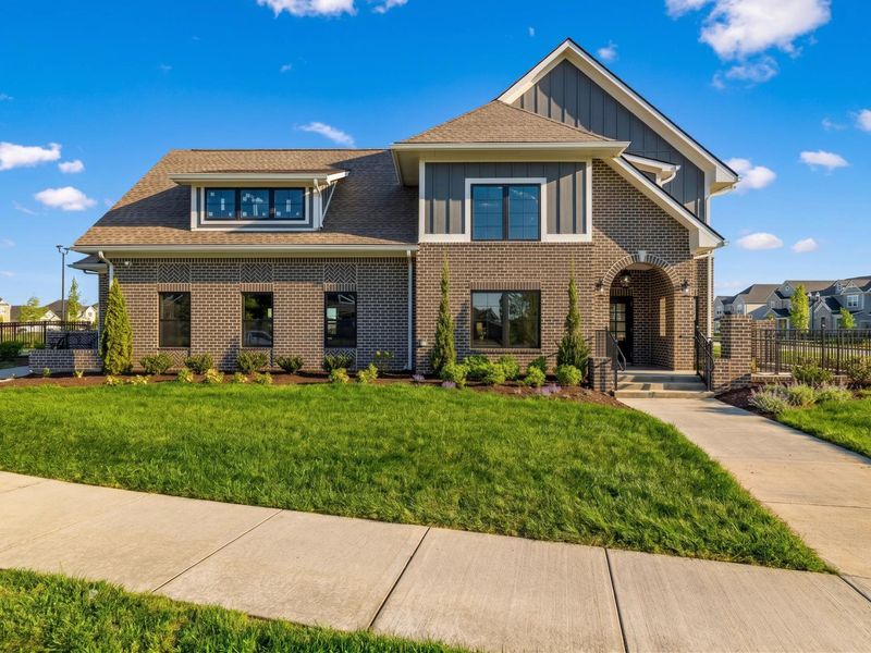 Front exterior of a home in the Bradshaw Farms community, located in Mount Juliet, TN (Image 4).