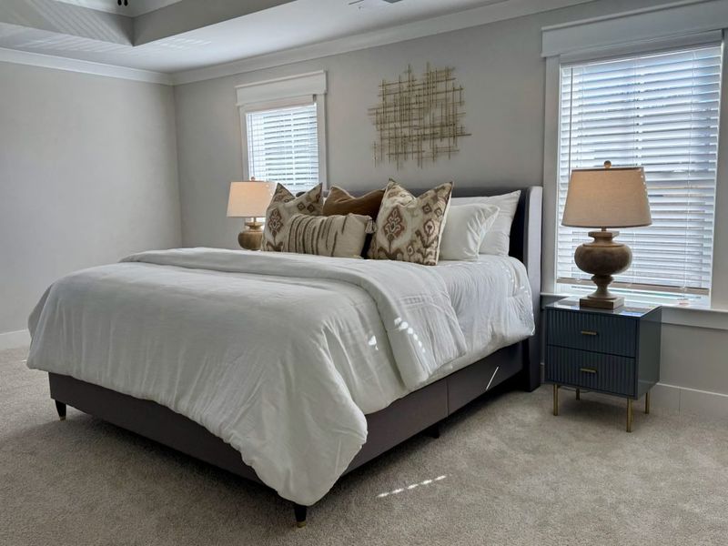 Furnished interior in a model home at Springside Reserve in Powder Springs (Image 24).