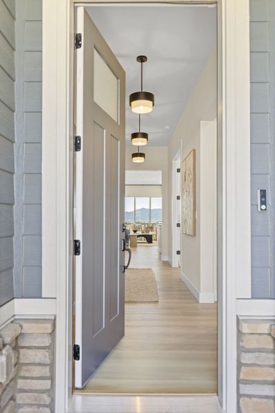 Plan C411 - American Legend Homes' Model in Sterling Ridge - Front Door Entry