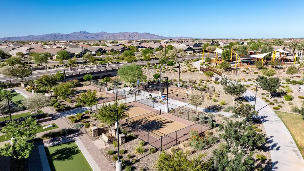 Aerial view of the Escalante community in Surprise, AZ, showing layout and nearby surroundings (Image 6).