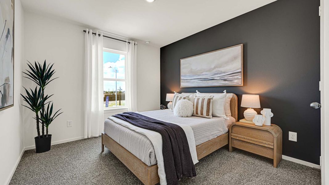 Furnished interior in a model home at August Trails in Needville (Image 22). Furnished interior in a model home at August Trails in Needville (Image 22).
