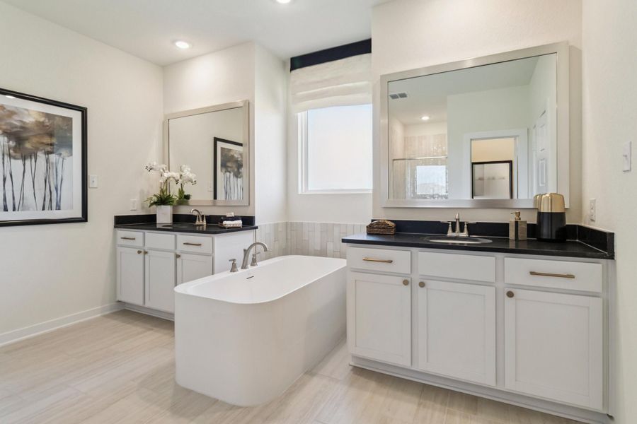 A showcase of a new construction home by First America Homes, highlighting their design and quality (Image 22).