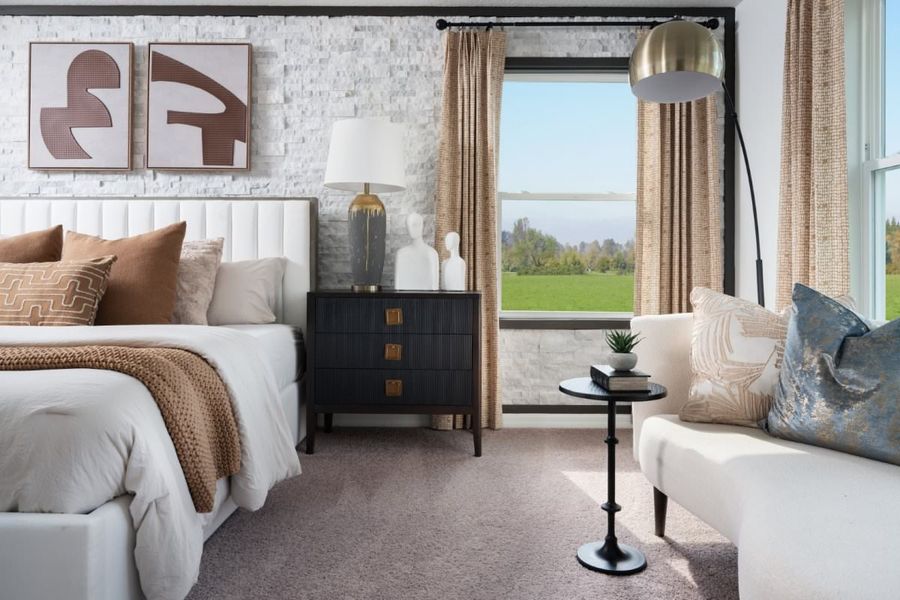 Furnished interior in a model home at Villa Mar in Winter Haven (Image 5).
