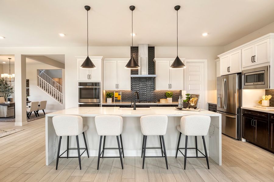 Furnished interior in a model home at Luna at Soleo in Queen Creek (Image 31).